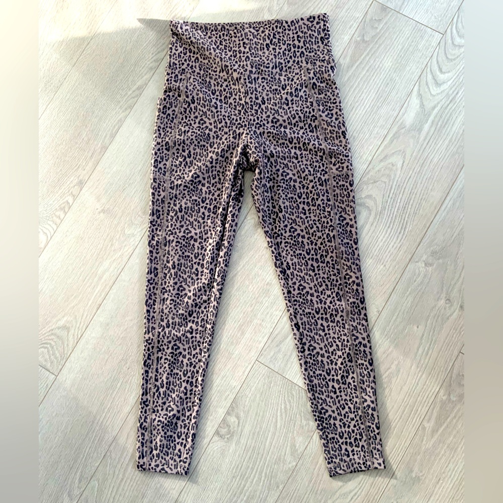 Bally Animal Print Leggings with Side Pockets